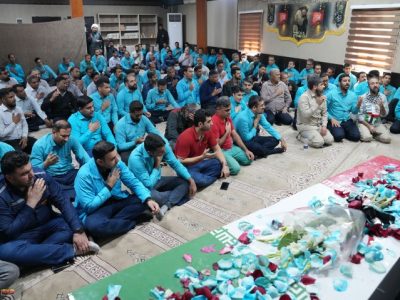 شهید گمنام میهمان کارکنان فولاد کاوه