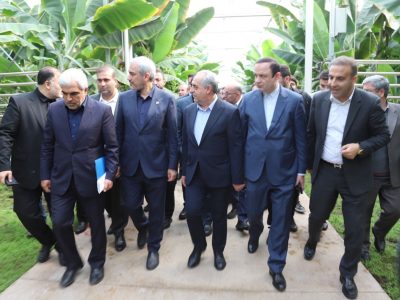بازدید وزیر اقتصاد و دبیر شورای‌عالی مناطق آزاد از پروژه «گوزل طبیعت ارس»