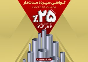 سرمایه‌گذاری در رشد صنعت فلزات؛ فرصت محدود در طرح گواهی سپرده هشتمین نور