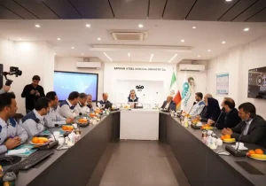 علی رسولیان؛ در جلسه با مدیرکل تامین اجتماعی خراسان رضوی: فولاد سنگان؛ مصمم در تولید پایدار، متعهد به جامعه