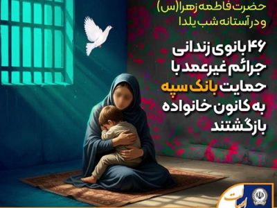 ۴۶ بانوی زندانی جرائم غیرعمد با حمایت بانک سپه به کانون خانواده بازگشتند
