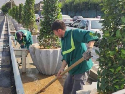 آغاز ساماندهی و زیباسازی خیابان شهید فرحزادی