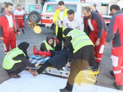 افزایش آمادگی شهروندان منطقه ۲ با برگزاری مانور زلزله و اطفای حریق