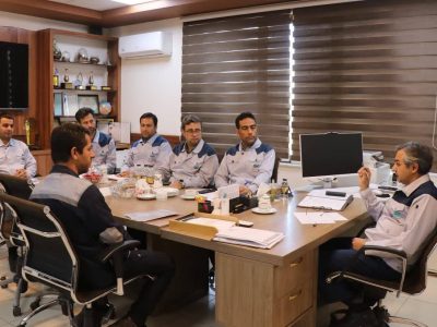 دیدار دوره ای معاونت توسعه سرمایه های انسانی و مسؤولیت اجتماعی فولاد سنگان با کارکنان