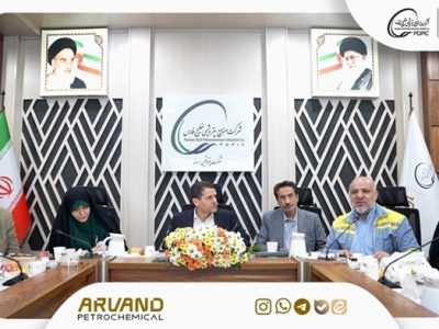 گزارش تصویری بازدید مدیرعامل شرکت ملی صنایع پتروشیمی ، معاون صنایع عمومی وزارت صنعت ، معدن ، تجارت ،اعضای فراکسیون نظارت بر صنعت نفت ، گاز ، پتروشیمی و نمایندگان مجلس از شرکت پتروشیمی اروند