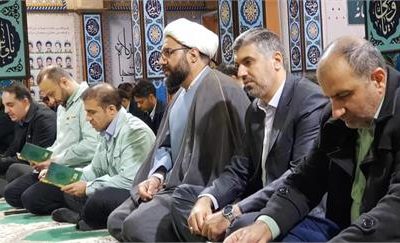 مراسم زیارت عاشورای دوشنبه‌‌های شهدایی برگزار شد