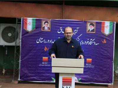 آیین الحاق سه دستگاه خودروی سنگین آتش‌نشانی و امداد به بخش HSE شرکت فولاد خوزستان انجام شد