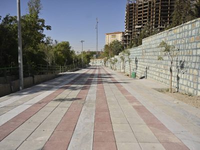 اتمام بیش از ۱۱ هزار متر مربع دیوار حائل در منطقه یک تهران
