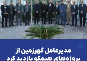 مدیرعامل گهرزمین از پروژه‌های هیمکو بازدید کرد