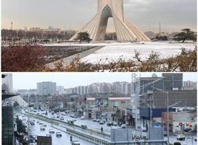 در پی بارش برف زمستانه؛ تردد در معابر منطقه۹ روان است