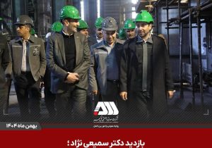 بازدید رئیس هیات عامل ایمیدرو از منطقه گل گهر