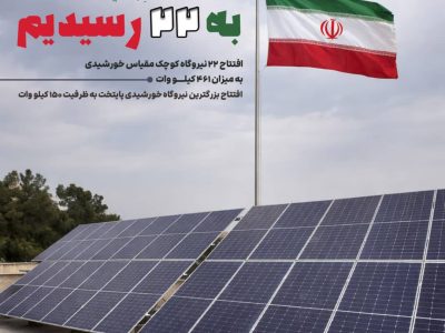 افتتاح ۲۲ نیروگاه خورشیدی کوچک‌مقیاس در تهران با ظرفیت ۴۶۱ کیلووات