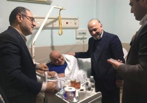 مدیرعامل بیمه دی به دیدار جانبازان مرکز امام علی (ع) ساری رفت