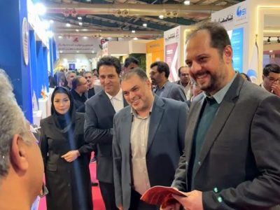 بازدید مدیران ارشد وزارت صمت از غرفه شرکت آهن و فولاد ارفع