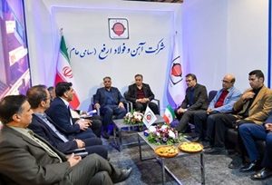 بازدید رئیس نظام مهندسی معادن کشور از غرفه ارفع