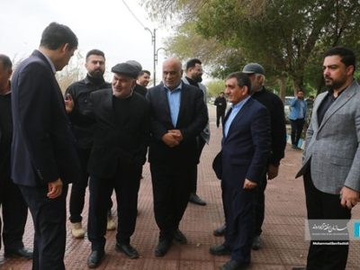 استاندار خوزستان از ۸ پروژه زیرساختی خرمشهر بازدید کرد