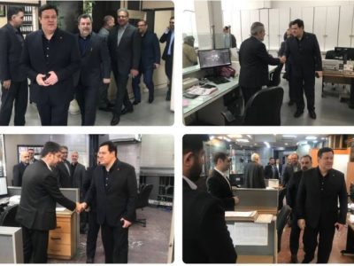 بازدید مدیرعامل بانک ملت در آخرین روز کاری سال از شعب و واحدهای ستادی تهران