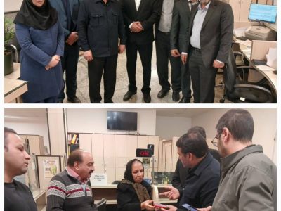 بازدید سرزده مدیرعامل بانک سپه از شعبه سهروردی جنوبی