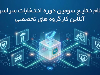 اعلام نتایج دور نخست سومین دوره انتخابات آنلاین دبیران کارگروه های تخصصی سندیکای بیمهگران ایران