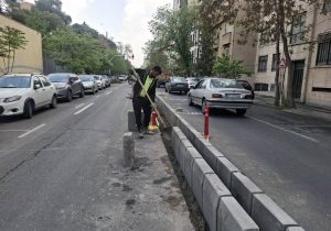 تسریع در اجرای اصلاحات برای افزایش ایمنی عبور و مرور معابر منطقه ۴/ آغاز عملیات اصلاح هندسی در خیابان ملک‌لو
