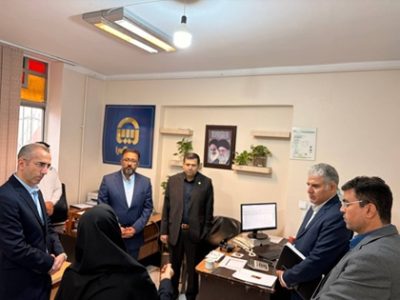 بازدید مدیرعامل بیمه آسیا از شعبه ساری