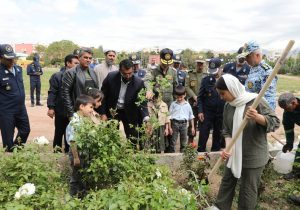 برگزاری مراسم درختکاری در دانشکده هوایی شهید ستاری