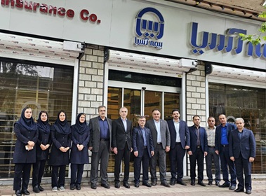 تودیع و معارفه رئیس شعب استان گیلان بیمه آسیا / بازدید عضو هیات مدیره از شعب استان