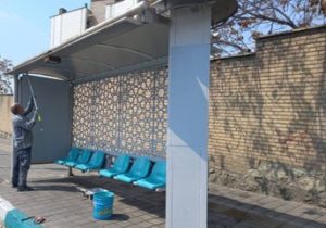 ساماندهی و آراستگی ایستگاه‌های حمل و نقل عمومی در منطقه یک