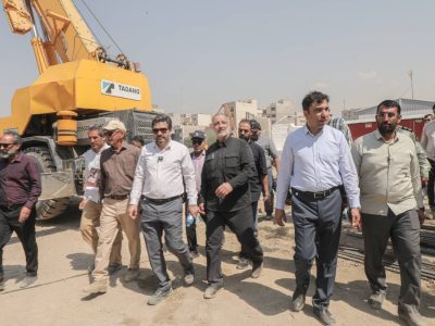 زاکانی با حضور در منطقه۹؛شاخه غربی بزرگراه یادگار امام (ره) تا شهریور ماه به بهرهبرداری میرسد