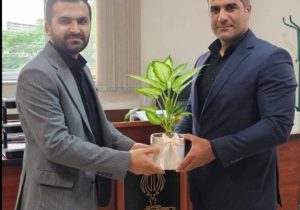 گرامیداشت قوه قضاییه با حضور مدیر بیمه دی استان گلستان در دادسرای شهرستان گرگان