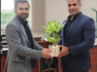 گرامیداشت قوه قضاییه با حضور مدیر بیمه دی استان گلستان در دادسرای شهرستان گرگان