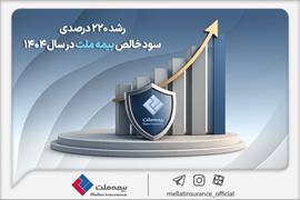 رشد ۲۲۰ درصدی سود خالص بیمه ملت در سال ۱۴۰۴