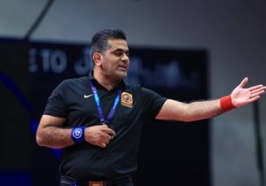 اروند در قضاوت کشتی فرنگی آسیا