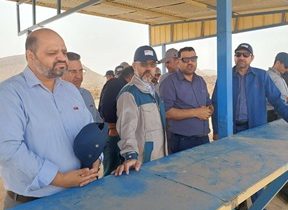 بازدید مدیر نظارت ایمپاسکو از مجتمع سنگ آهن جلال‌ آباد زرند