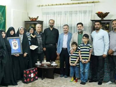 در منطقه ۲۰ انجام شد؛ تجلیل و دلجویی از خانواده شهید کرمی از شهدای جنگ رمضان با حضور سخنگوی شورای اسلامی شهر تهران