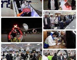 بازگشت زائران حج تمتع از فرودگاه شیراز آغاز شد؛ میزبانی از حجاج هشت استان کشور
