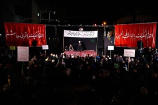 چهارراه نبرد میزبان تکیه مردمی منطقه۱۳ شد