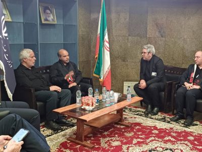 بازدید معاون وزیر و رئیس سازمان زمینشناسی و اکتشافات معدنی کشور از موکب وزارت صمت