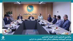برگزاری نخستین جلسه کمیته تخصصی بررسی آییننامه بیمههای زندگی مجزا-متصل به دارایی