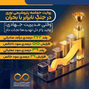 روایت حماسه پتروشیمی نوری در جنگِ نابرابر با بحران / وقتی مدیریت جهادی، تولید را از دل تهدیدها نجات داد