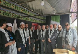 تداوم ارائه خدمت بینظیر به عزاداران تشییع امام شهید در مواکب بیمه ایران