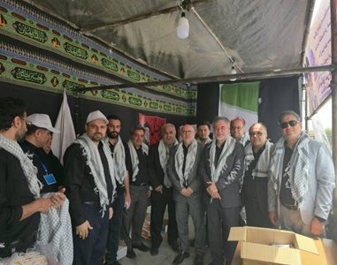 تداوم ارائه خدمت بینظیر به عزاداران تشییع امام شهید در مواکب بیمه ایران