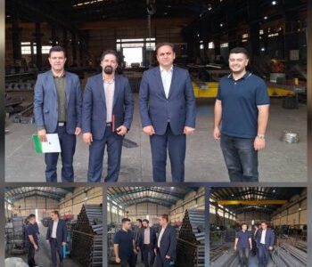 بازدید مدیر شعب پست‌بانک استان قزوین از مجموعه شرکت‌های ایستا لنت و پوشا سازه