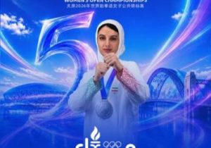 «حنا زرین‌کمر» ورزشکار مورد حمایت بانک اقتصادنوین، تنها مدال‌آور ایرانی در چین