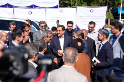 افتتاح فاز توسعه ای شرکت دانش بنیان داروسازی نصر فریمان با حضور وزیر صمت