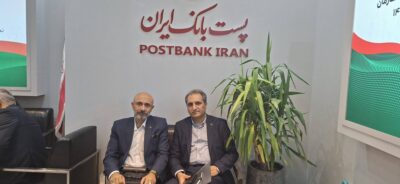 حضور رئیس هیات مدیره و مدیران پست بانک ایران در غرفه این بانک در نمایشگاه الکامپ ۱۴۰۵