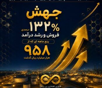جهش ۱۳۲ درصدی فروش و رشد درآمد پنج ماهه ای که از ۹۵۸ هزار میلیارد ریال گذشت