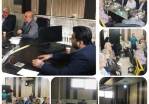 نشست هماندیشی مدیر بیمه دی استان مازندران با صندوق بازنشستگان فولاد